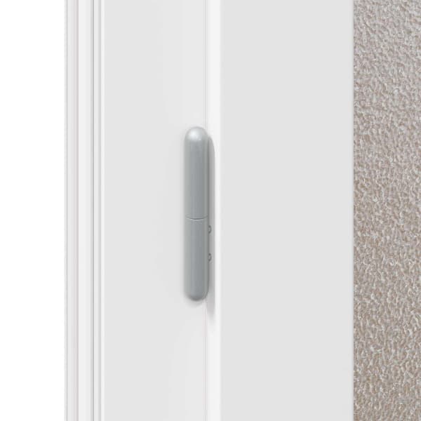 Sidentré Dörr Vit 88 x 198 cm PVC