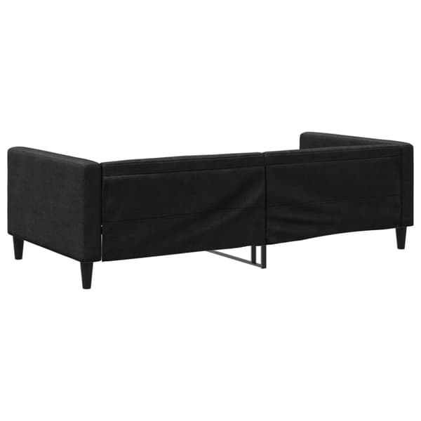 Dagbädd svart 100x200 cm tyg