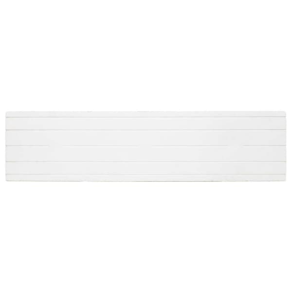 Väggpaneler 10 st 100 x 25 cm Ljusgrå EPS Skum