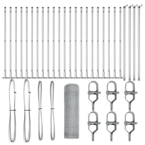 Stängselstolpe Silver