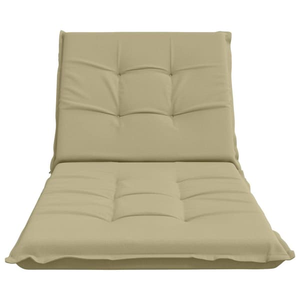 Solstol Kudde GEMERT 100% Polyester Ljusgrön 190 x 80 x 9 cm