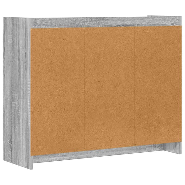 Sideboard Grå Sonoma 98,5 x 33 x 80 cm Konstruerat trä