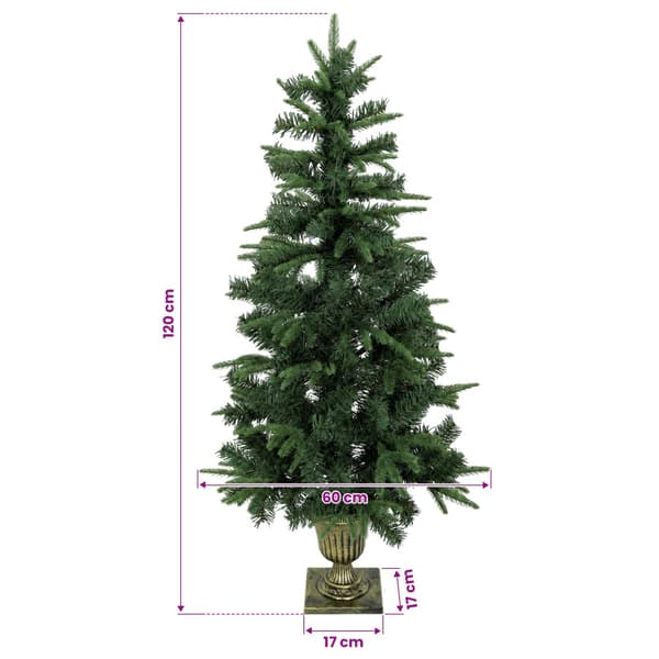 Mini julgran 120 cm PVC och PE Grön