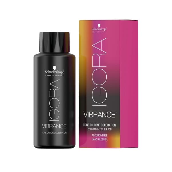 Professional Igora Vibrance Kit 7-55 Medium Blonde Gold Extra