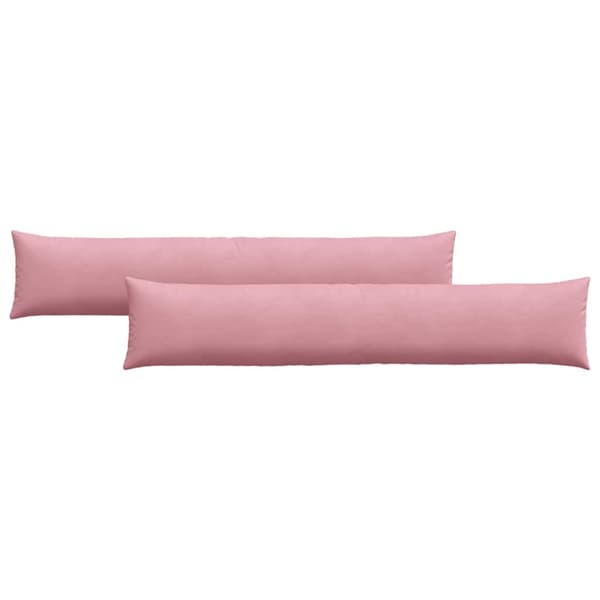 Sofakuddar 2 pcs Rosa 200 x 40 cm Kordread tyg