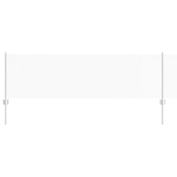 Stängsel med stolpe Silver 0,6 x 10 m Stål
