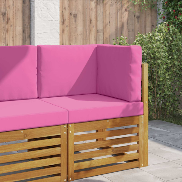 Utomhus Soffa Kudde 3 pcs Rosa Polyester