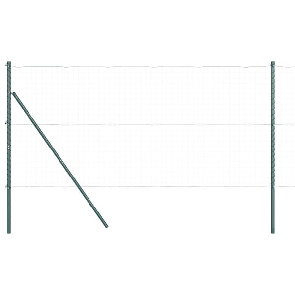 Stängselstolpe 26 pcs Grön 3,2 x 3,2 x 170 cm