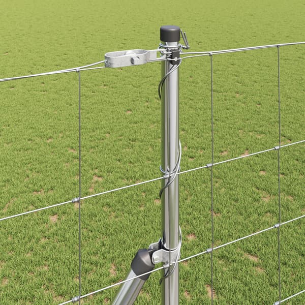 Stängselstolpe Galvaniserad 50 x 1,5 m Stål