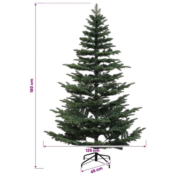 Plast Hingad Julgran 180 cm 300 LED-lampor Varmvit PE & PVC