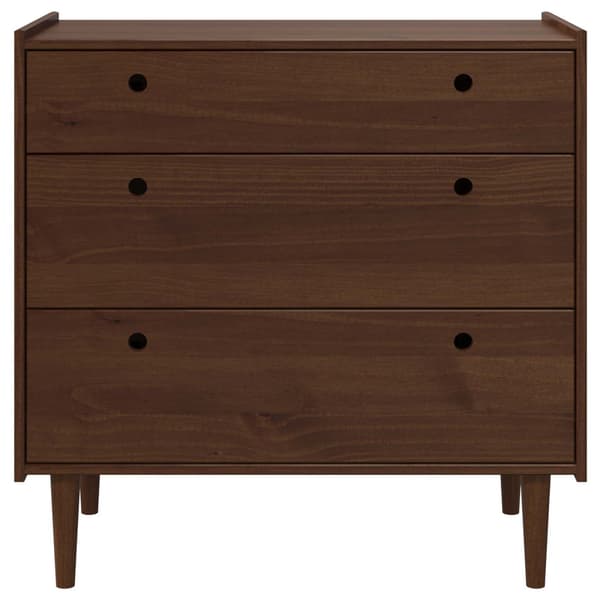Kommode BILBAO Mörk karamell 90 x 45 x 89 cm