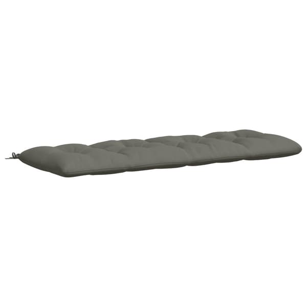 Bänk kudde VIANEN 100% Polyester Grå 180 x 60 x 12 cm