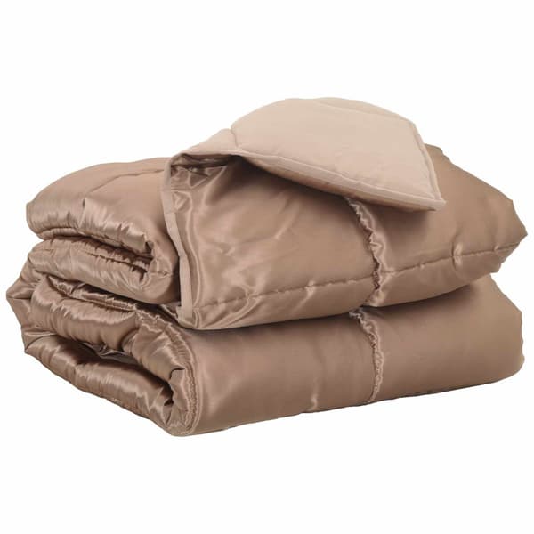 Full Års-Duvet Guld 140 x 220 cm Satin och Mikrofiber