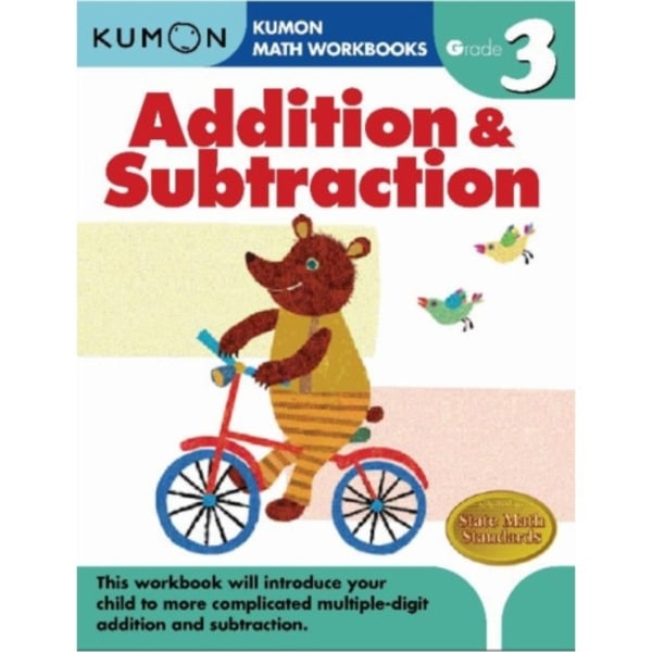 Kumon Grade 3 Addition & Subtraction (häftad, eng)