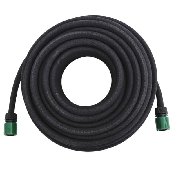 Fuktslang svart 0,6" 25 m gummi