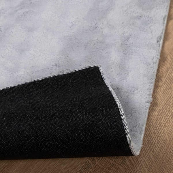 Områdesmattor Rektangulär SIROLO Grå 340 x 240 cm Polyester