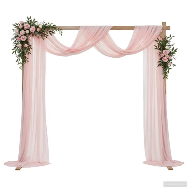 Bröllopsbåge Ljusbrun 225 x 95 x 226 cm Massiv furu