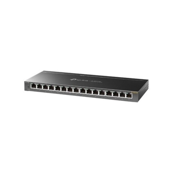 TP-Link TL-SG116E Unmanaged Pro - switch - 16 portar - ohanterad Svart