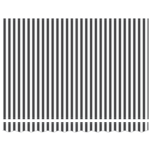 Utfällbar markis Antracit 250 x 200 cm tyg