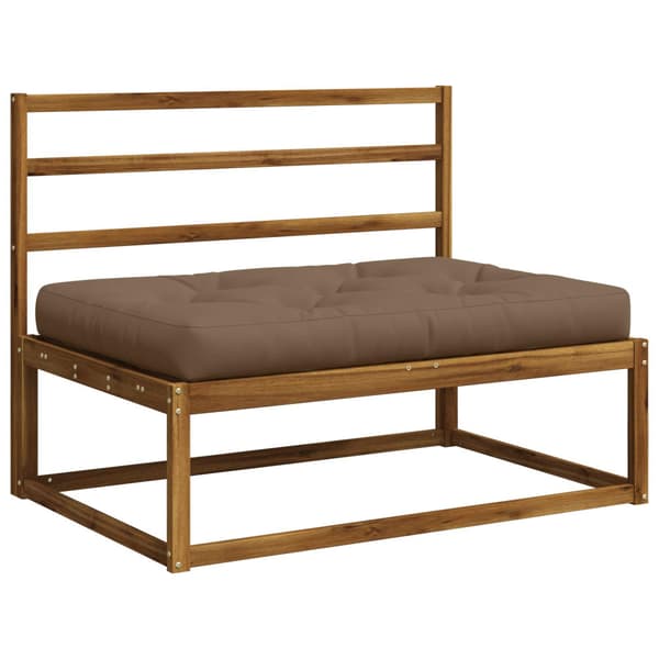 Pallkudd VIANEN 100% Polyester Taupe 120 x 80 x 12 cm