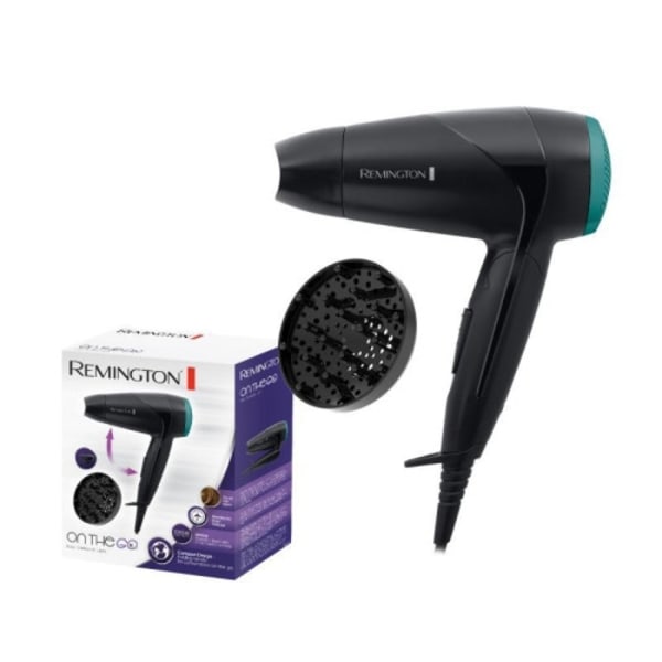 Compact Dryer 2000W Svart, Grön