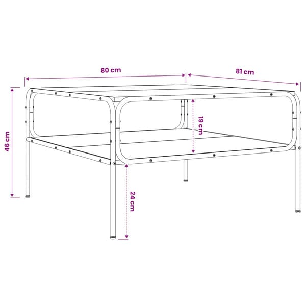 Sidobord Gammalt trä 100 x 50 x 46 cm Konstruerat trä