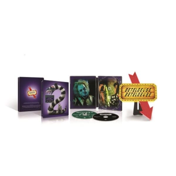 Beetlejuice Beetlejuice (2024) Premium Lightbox Edition + Beetlejuice (1988) (4K UHD) – Limited Edition - LAST CHANCE LIMITED STOCK