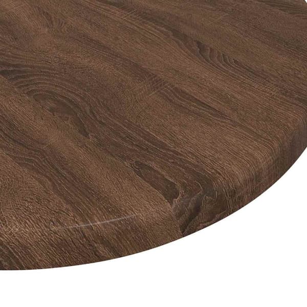 Bordsskiva Ø 30 x 1,5 cm Rund Konstruerat trä Brun ek
