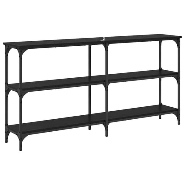 Konsolbord Svart Ek 150 x 29 x 75 cm