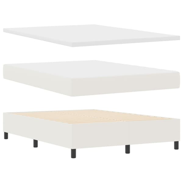 Bäddfjäder Grädde och vit 140 x 190 cm Kordread tyg