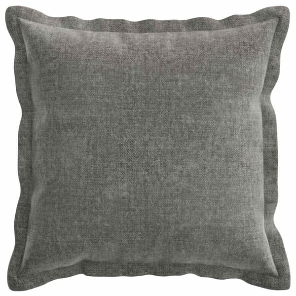 Kuddöverdrag 2 st HOUTEN Mörkgrå 40 x 40 cm Chenilletyg