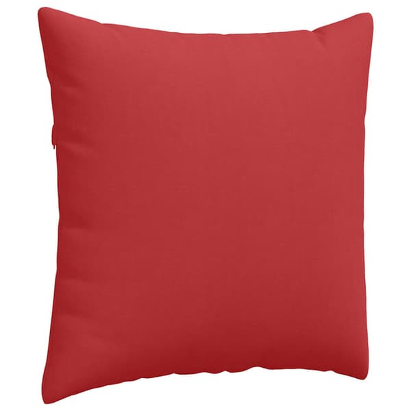 Sofakuddar 2 pcs Röd 80 x 80 cm tyg