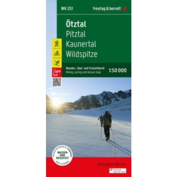 Otztal Hiking, Cycling and Leisure Map