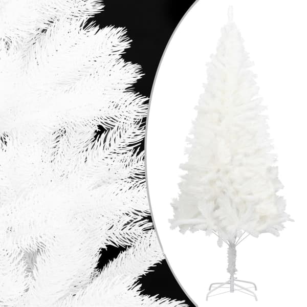 Plastgran verklighetstrogna barr vit 240 cm
