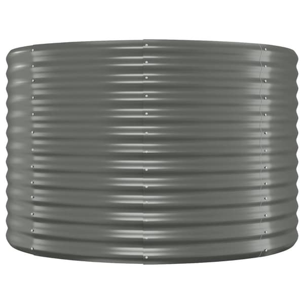 Odlingslåda pulverlackerat stål 507x100x68 cm grå