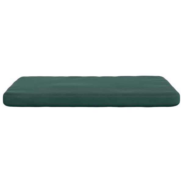 Sittkuddar 4 pcs Mörkgrön 40 x 40 x 3 cm Sammet