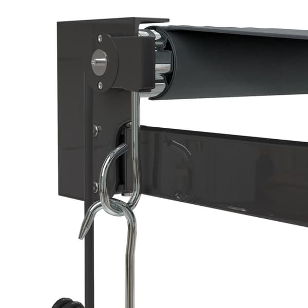 Automatisk infällbar markis antracit 4x3 m