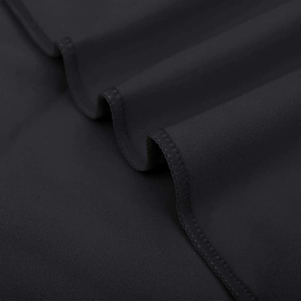 Sporthanddukar 2 pcs Svart 100 x 50 cm Polyester och polyamid