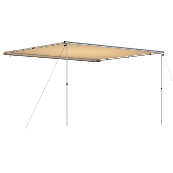 Husvagnsmarkis 4x3x2,15 m beige