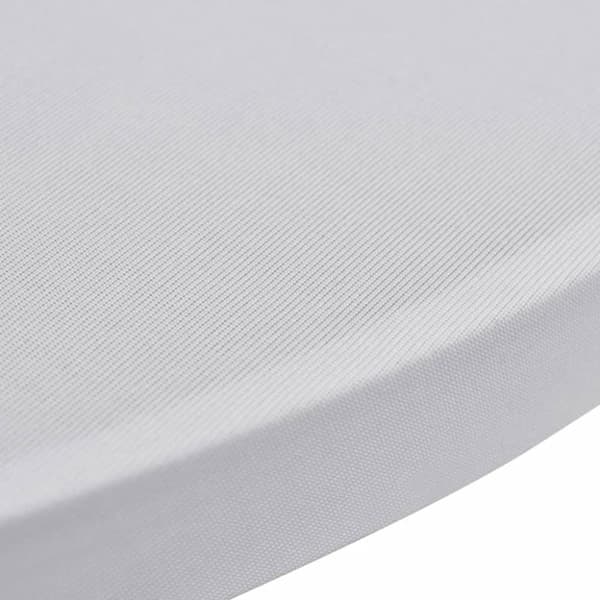 Överdrag till ståbord Ø 60 cm vit stretch 2 st