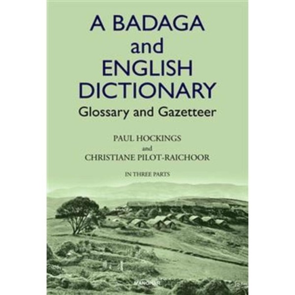 A Badaga and English Dictionary (inbunden, eng)