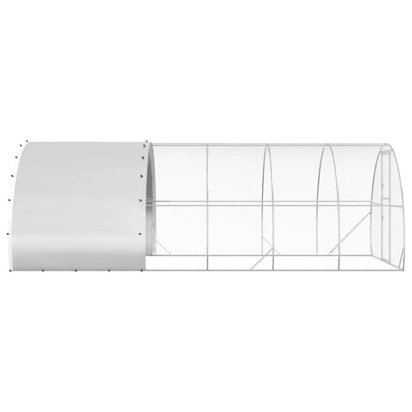 Hönsgård Silver 600 x 300 x 200 cm Galvaniserat stål