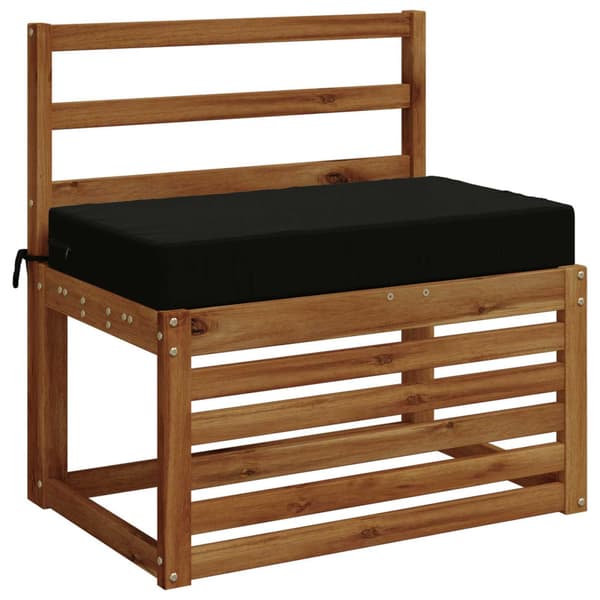 Sittkudde SOEST 100% Polyester Svart 70 x 40 x 10 cm