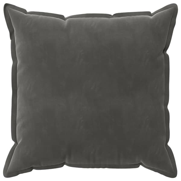 Kuddöverdrag 2 st HOUTEN Mörkgrå 70 x 70 cm Sammet