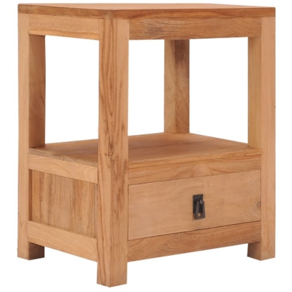 Sängbord 40x30x50 cm massiv teak