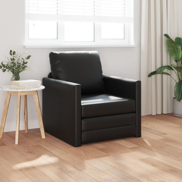 Soffsäng 60cm Svart Konstläder