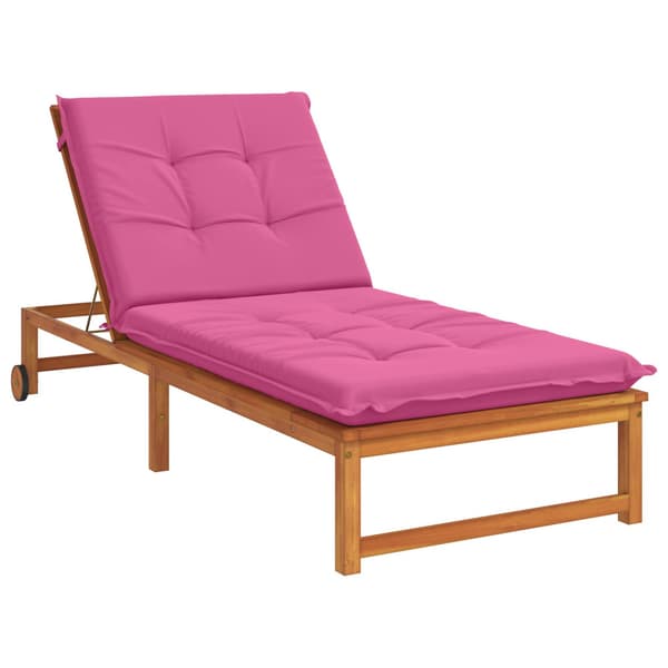 Solstol Kudde GEMERT 100% Polyester Rosa 190 x 70 x 9 cm