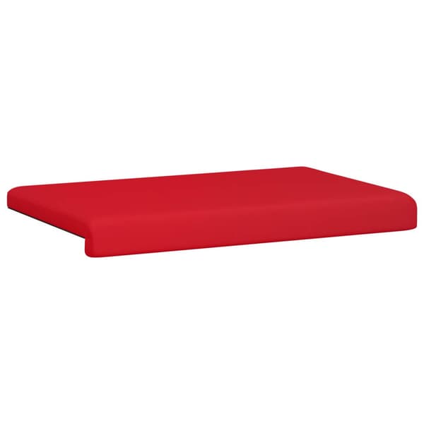 Bänk kudde Konstläder Röd Djup 35 cm