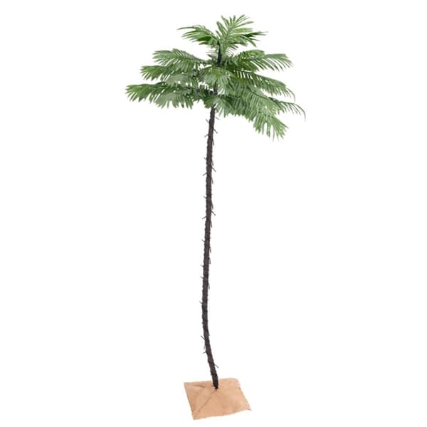 Palmträd med LED varmvit 252 LEDs 400 cm