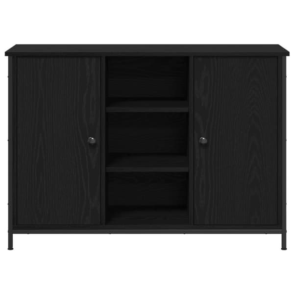 Sideboard Svart Ek 100 x 35 x 70 cm